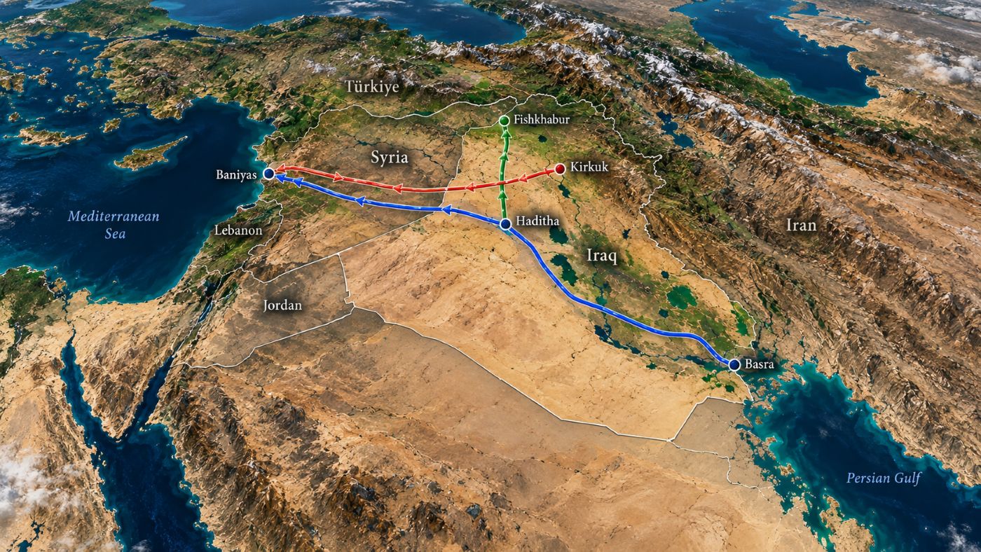Syria’s Emerging Role in Diversifying Iraqi Oil Routes Beyond the Strait of Hormuz